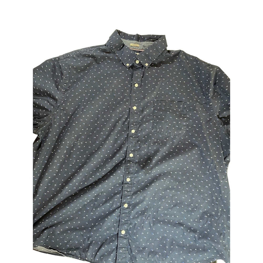 Hawker Rye Premium Stretch Shirt Button Down Print Casual‎ 3XL